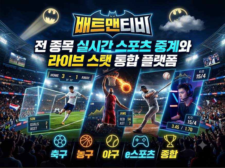스포츠중계사이트 배트맨티비